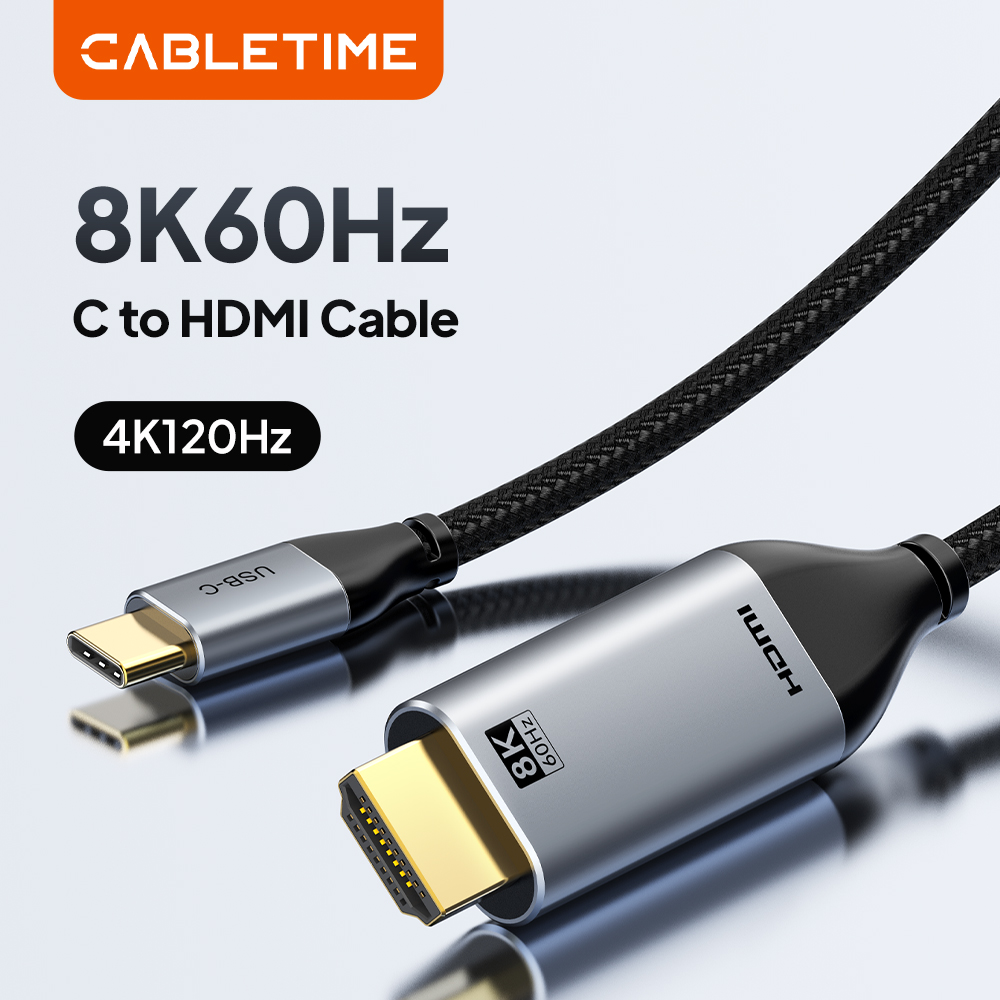 Home Cinema Usb - CABLETIME Kabel USB C ke HDMI