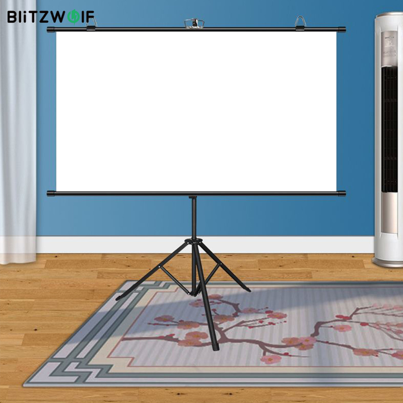 Home Cinema Rack - Layar Proyektor Portabel BlitzWolf BW-VS12 dengan