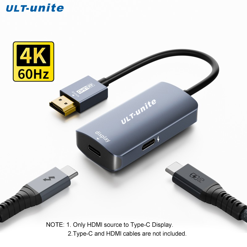 Home Cinema Usb - Konverter HDMI ke Tipe C 4K60Hz