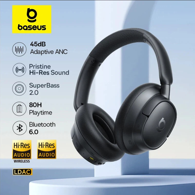 Home Cinema Headphones - Headphone Nirkabel Baseus EH10 NC ANC