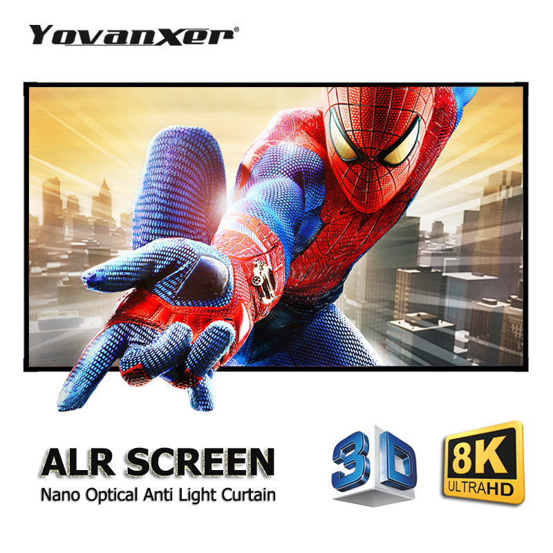 Home Cinema Projector Screen - Layar Proyeksi ALR 3D Nano Metal