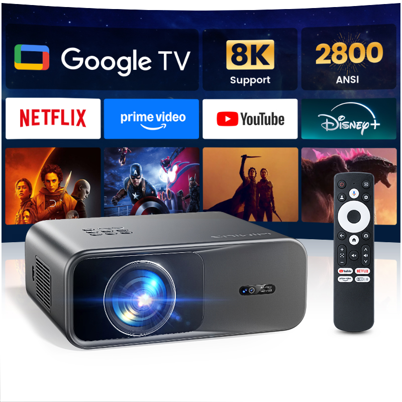 Home Cinema Hdmi - Proyektor Wimius G1 4K Google TV