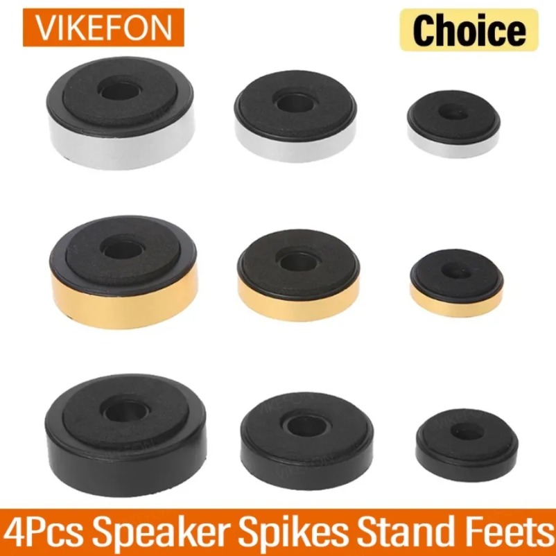 Home Cinema Rack - VIKEFON 4 Buah Speaker Spikes Stand