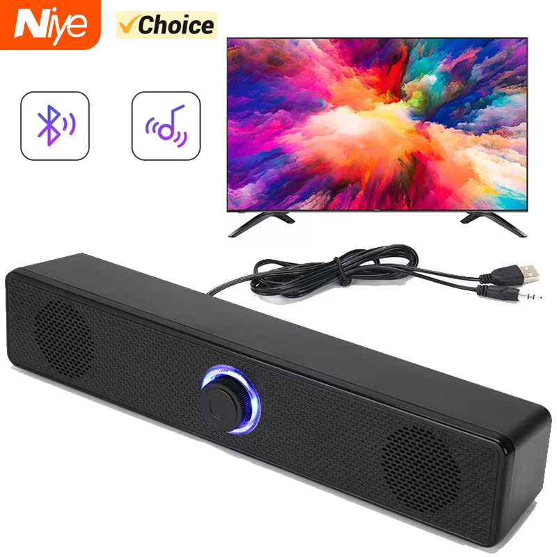 Home Theater Speaker - Soundbar Bluetooth Home Theater dengan Subwoofer,