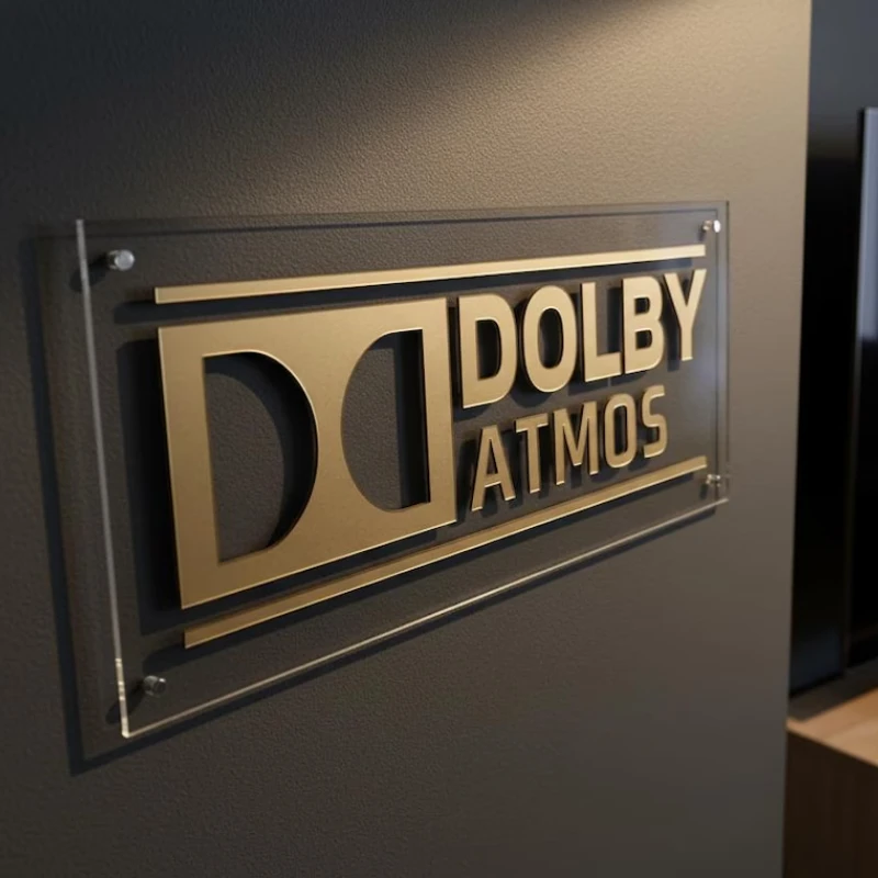 Home Cinema Dolby Atmos - Papan Tanda Dolby Atmos: Dekorasi Home