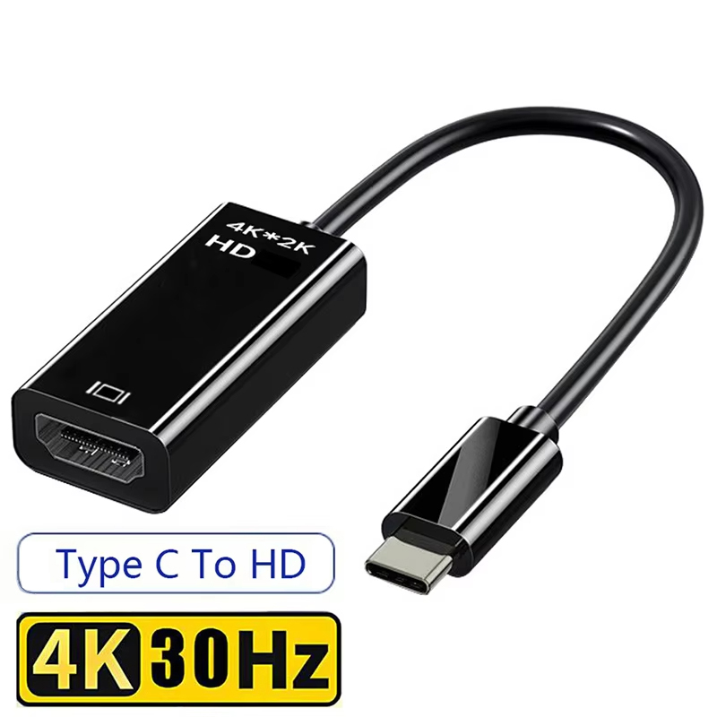 Home Cinema Usb - Adaptor Kabel HDTV Tipe C HDMI-kompatibel