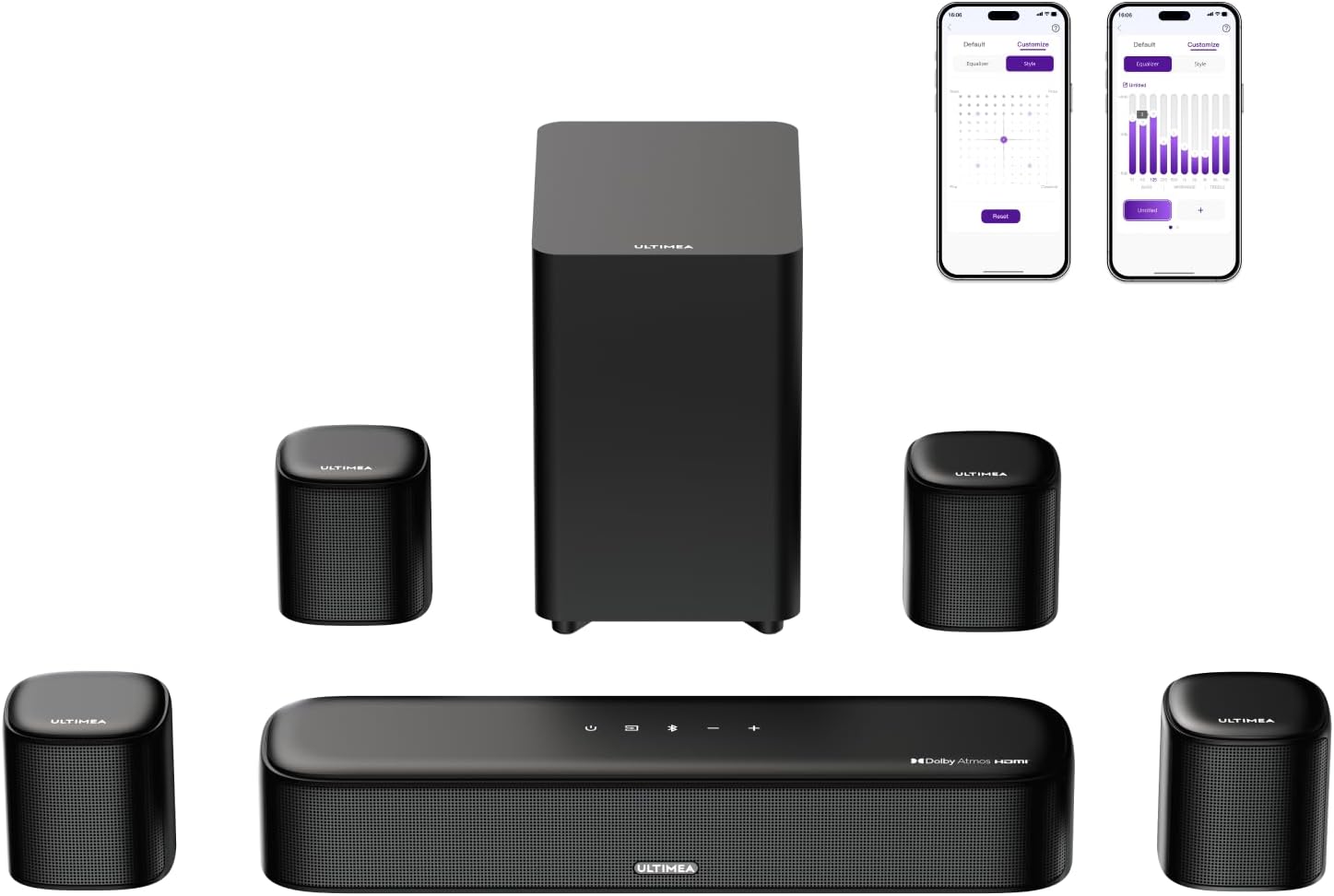 Home Cinema Dolby Atmos - Sistem Suara Surround Dolby Atmos 7.1-Channel
