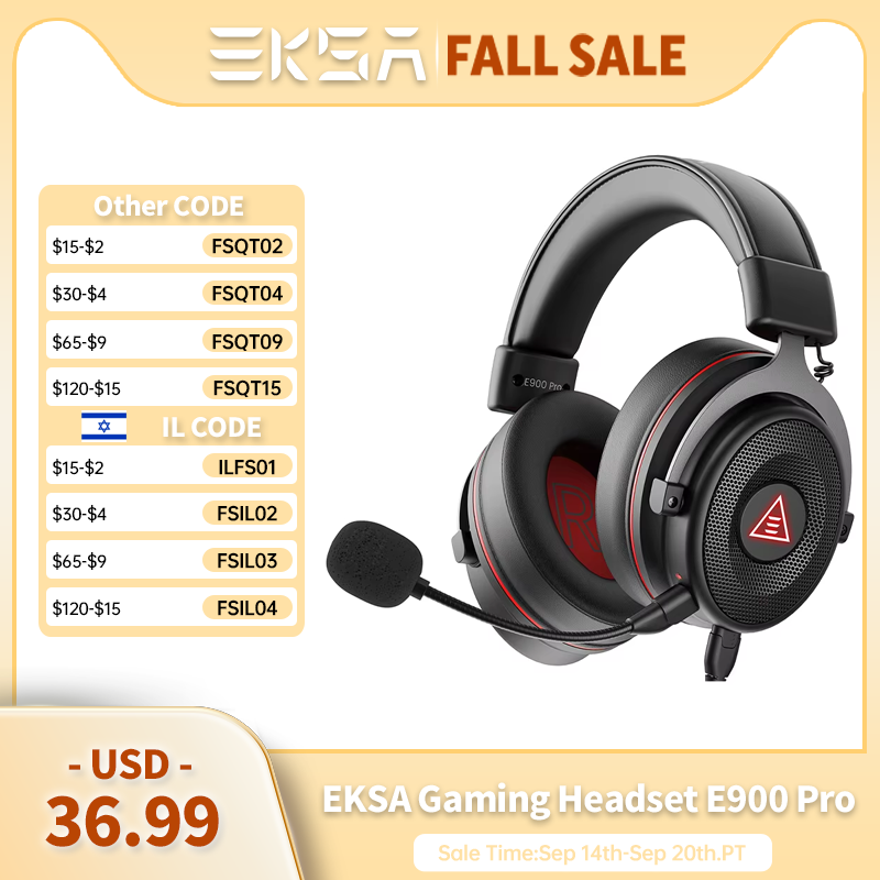 Home Cinema Headphones - Headphone Gaming EKSA E900 Pro 7.1