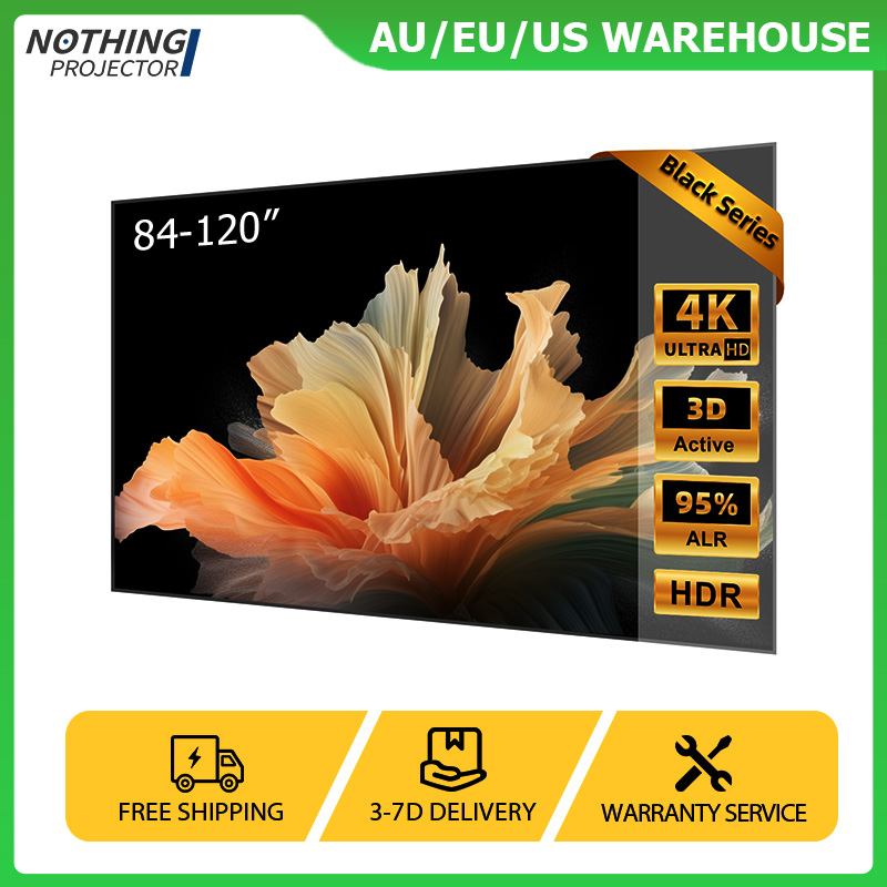 Home Cinema Projector Screen - Layar Proyeksi Home Cinema NothingProjector Black