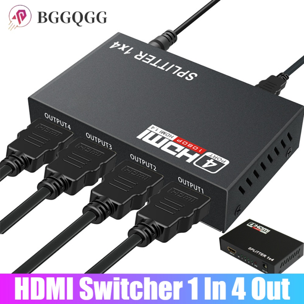 Home Cinema Projector Screen - Splitter HDMI 1 in 4 Out,