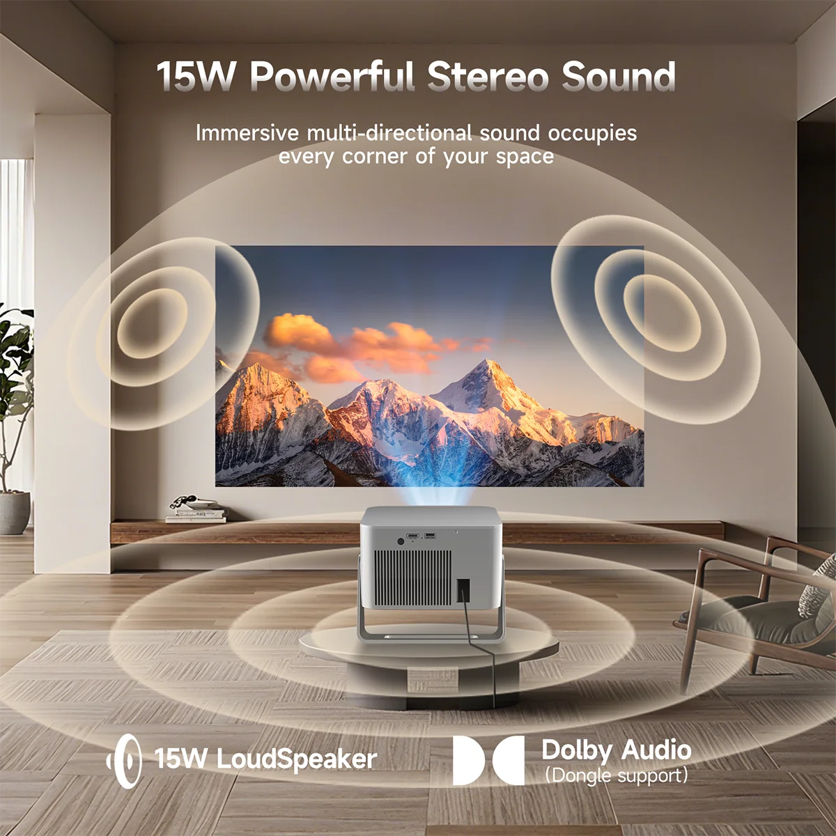 Proyektor Magcubic HY350GTV de - Home Cinema Compact ulasan dan harga