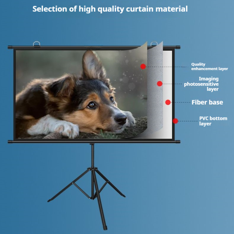 Layar Proyektor Portabel Blitz - Home Cinema Rack ulasan dan harga