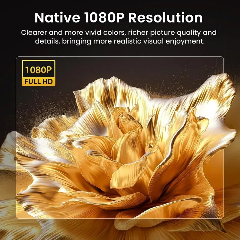 Proyektor 4K, Proyektor Film H - Home Cinema Hdmi ulasan dan harga