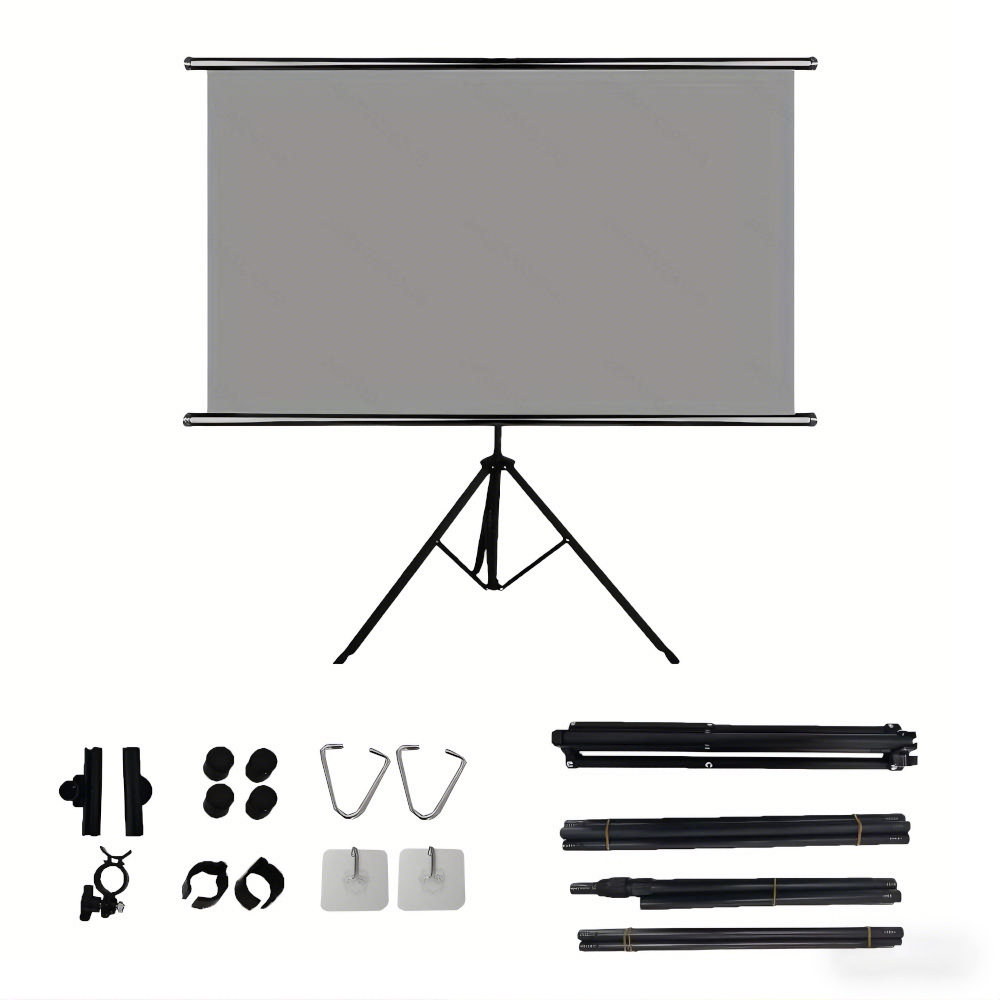 Layar Proyektor XIAOHUI Dengan - Home Cinema Rack ulasan dan harga