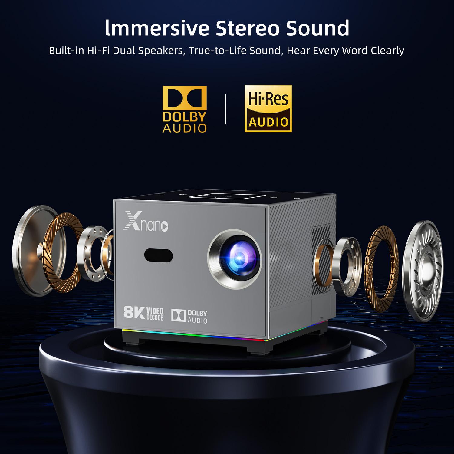 Proyektor Pintar Portabel Xnan - Home Cinema Hdmi ulasan dan harga