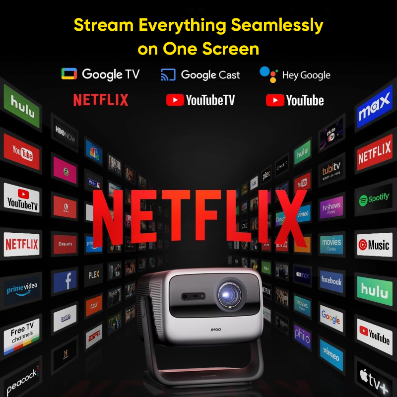 Proyektor JMGO N1S Ultimate 4K - Netflix Home Cinema ulasan dan harga