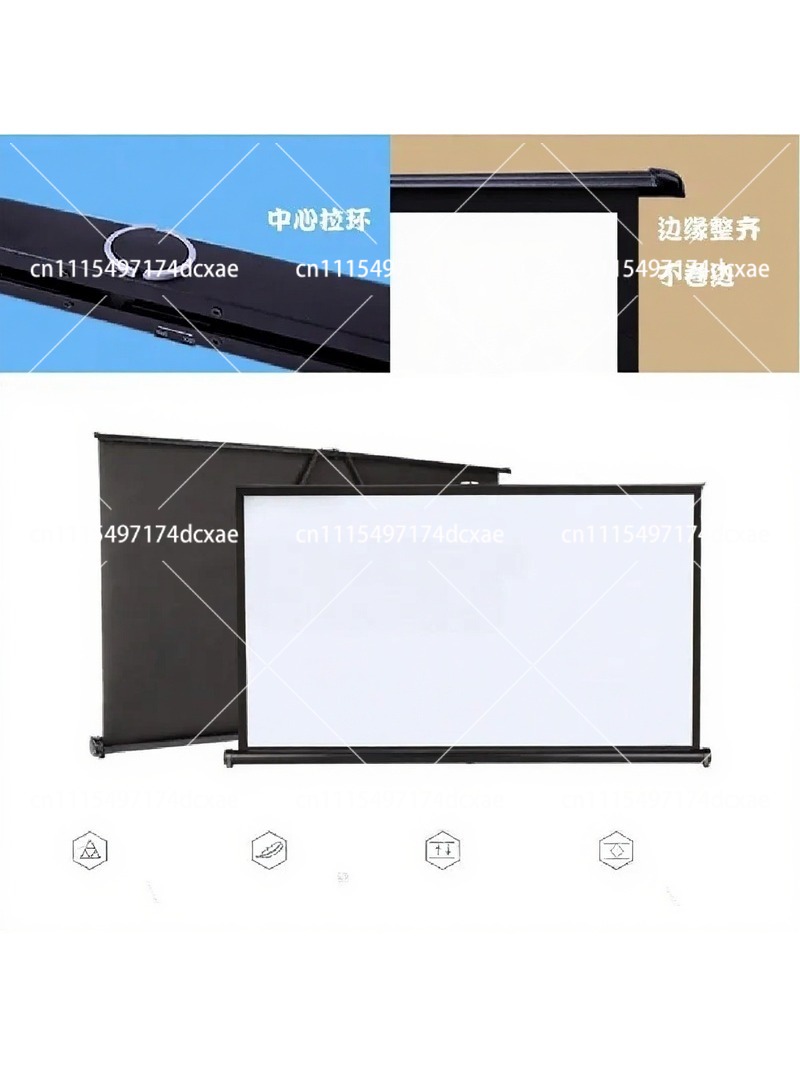 Layar Proyektor Portabel 40 In - Home Cinema Projector Screen ulasan dan harga