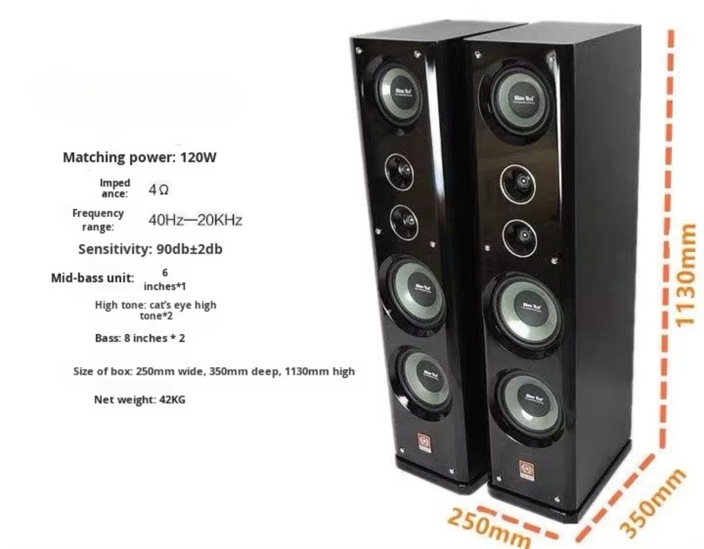 Speaker Hifi Dual Floor-Standi - Home Cinema Rack ulasan dan harga