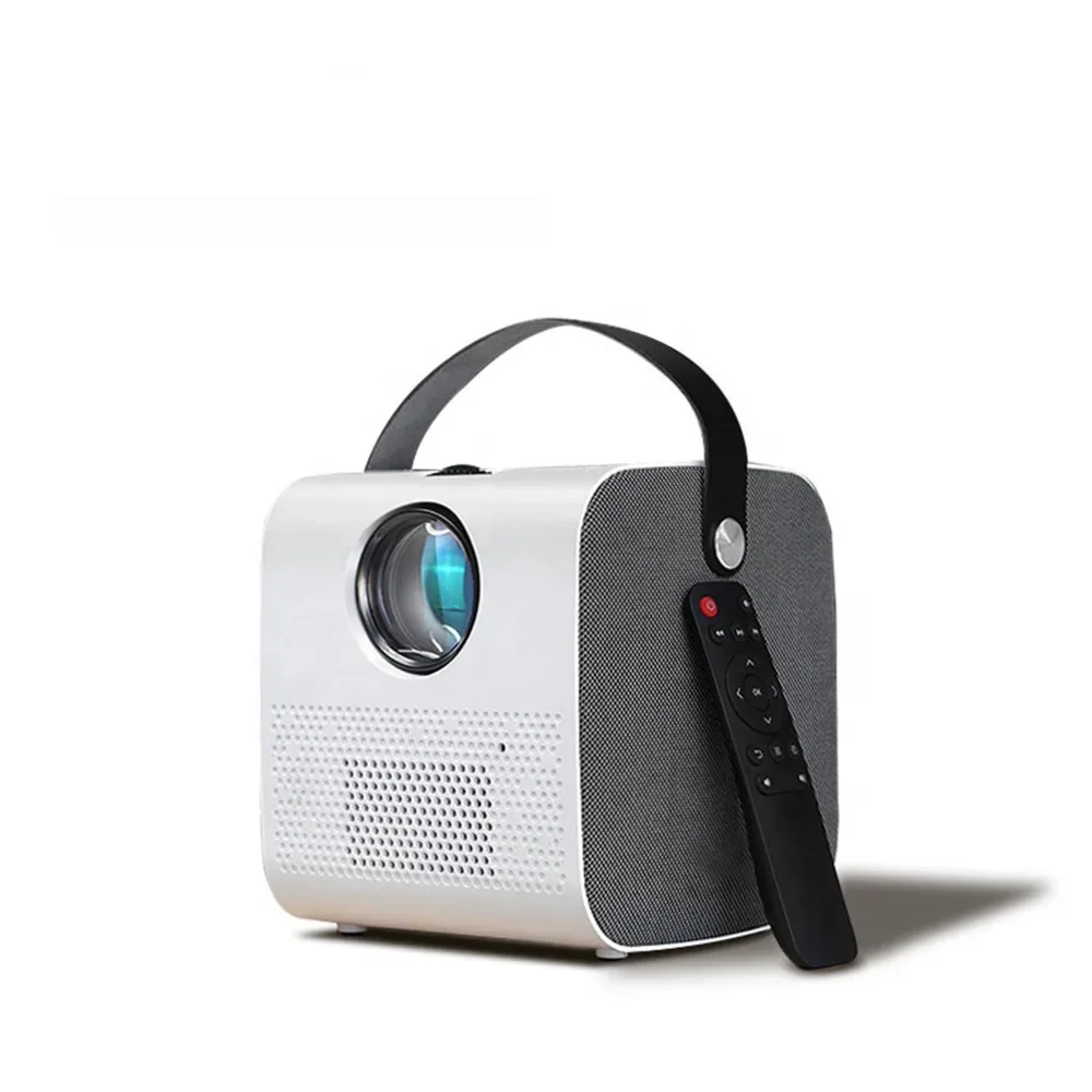 Proyektor Mini Pintar 4K LED N - Home Theater Speaker ulasan dan harga