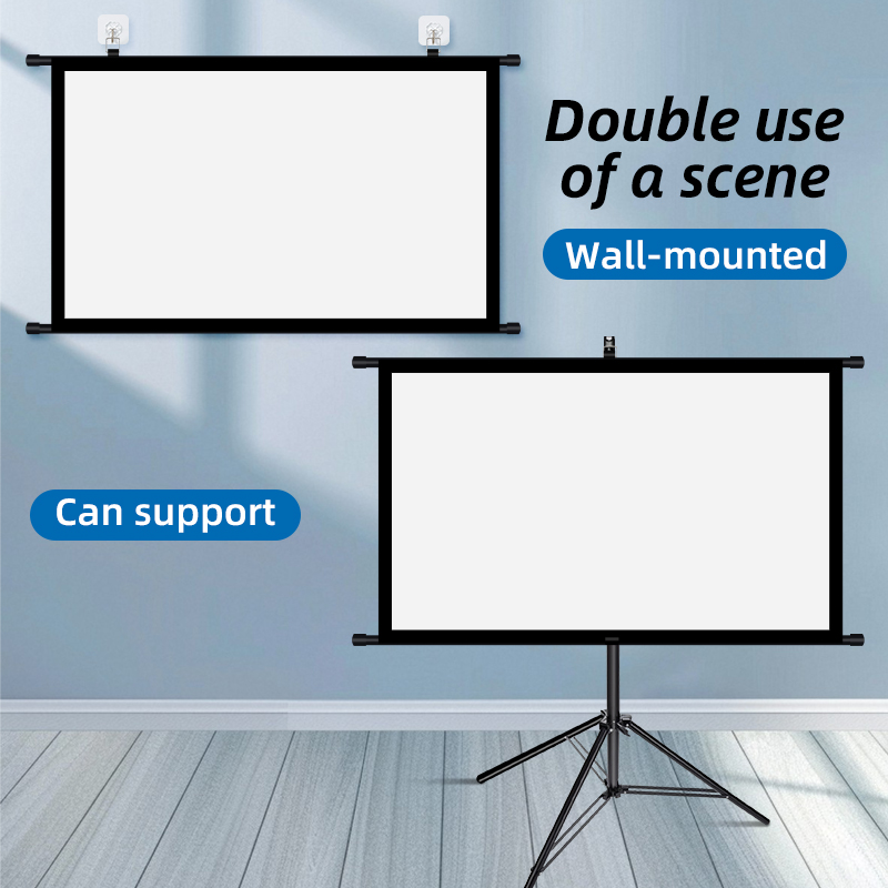 Layar Proyektor dengan Dudukan - Home Cinema Rack ulasan dan harga