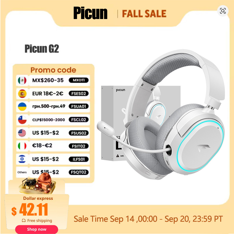 Picun Headset Gaming nirkabel  - Home Cinema Headphones ulasan dan harga