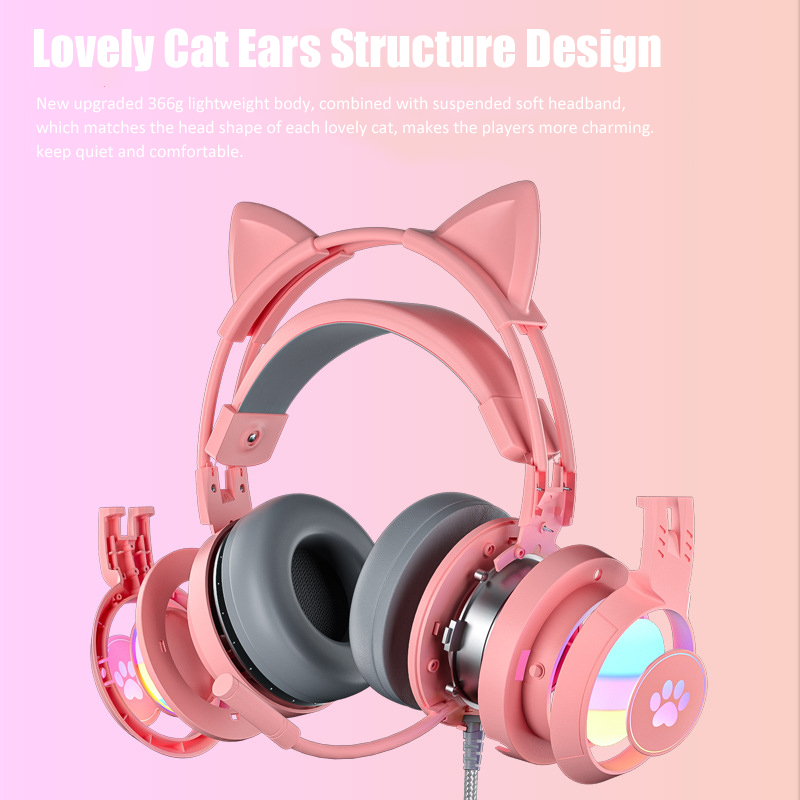 Headphone game telinga kucing  - Home Cinema Headphones ulasan dan harga