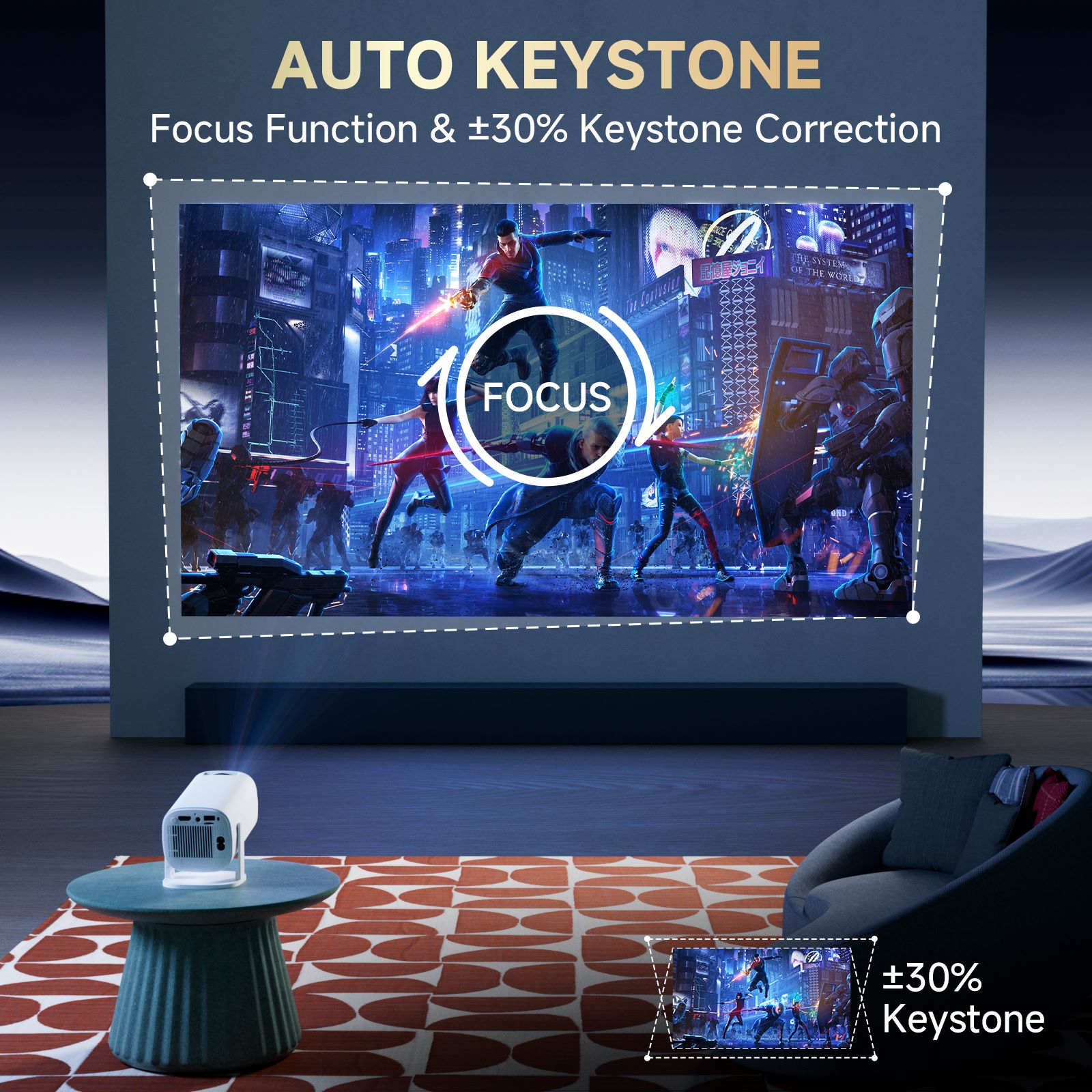P30 PRO Proyektor Mini Pintar  - Home Cinema Hdmi ulasan dan harga