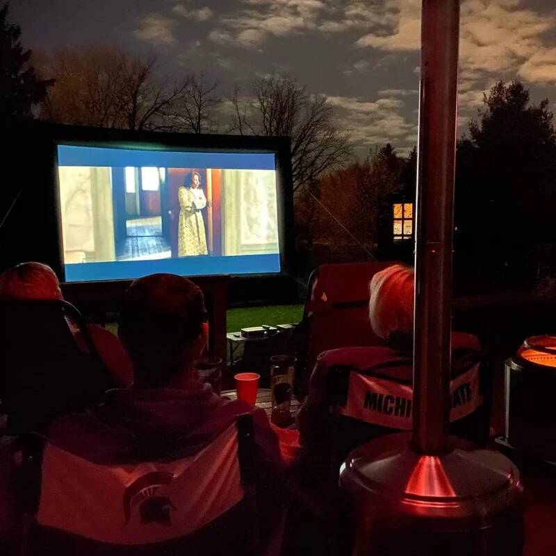 Layar Proyektor Bioskop Teater - Home Cinema Projector Screen ulasan dan harga