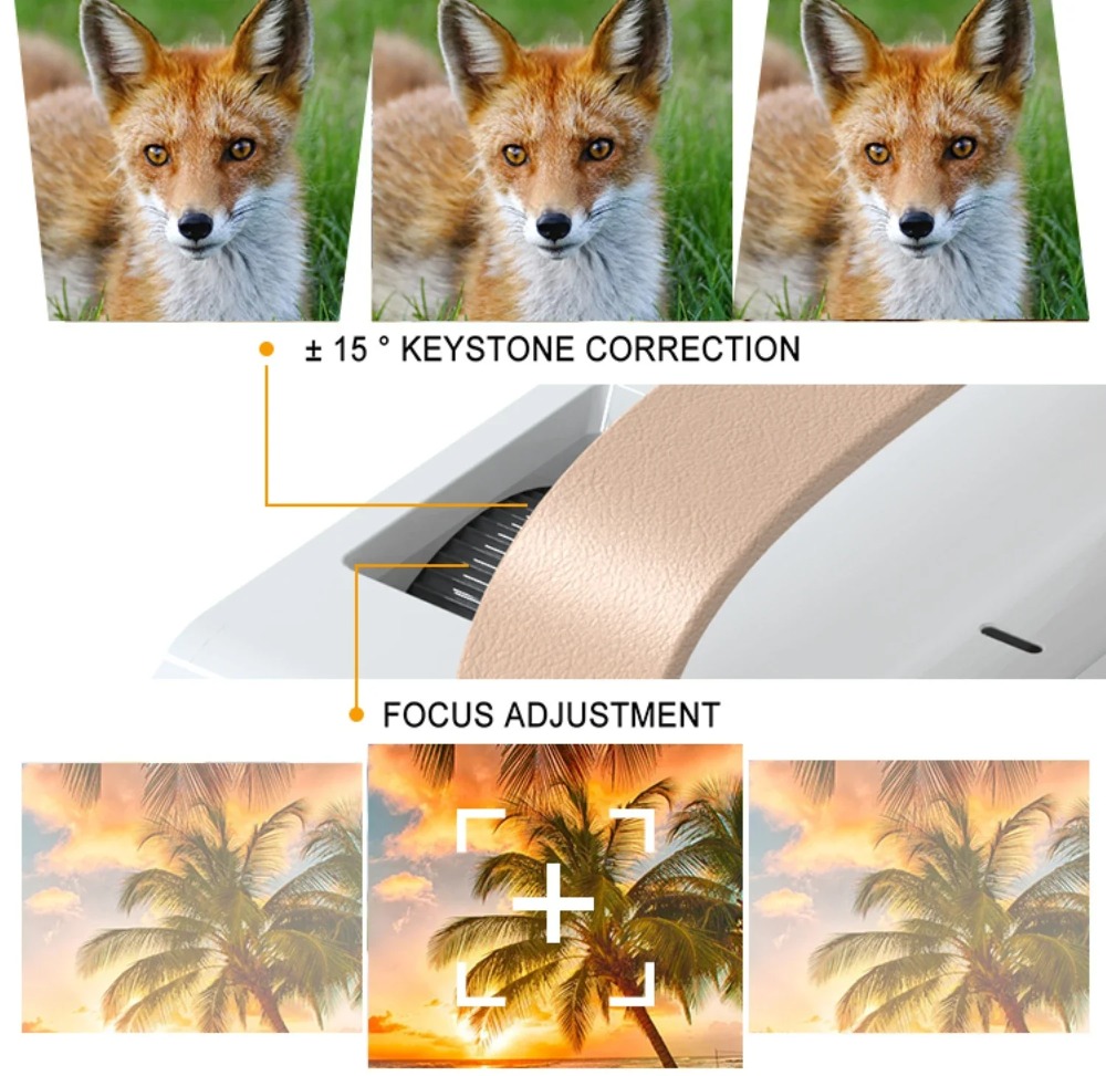 Proyektor 4K Pintar Portabel M - Home Theater Speaker ulasan dan harga