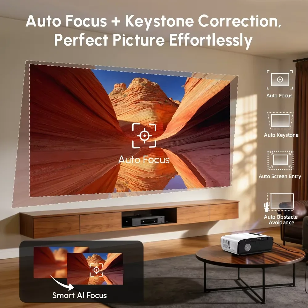 Proyektor A9S 4K 4000ANSI Terb - Home Cinema Hdmi ulasan dan harga