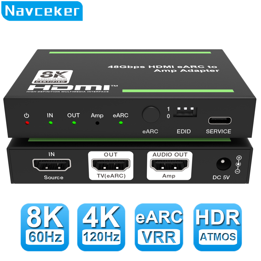 Navceke 4K 120Hz HDMI 2.1 EARC - Home Cinema Hdmi ulasan dan harga